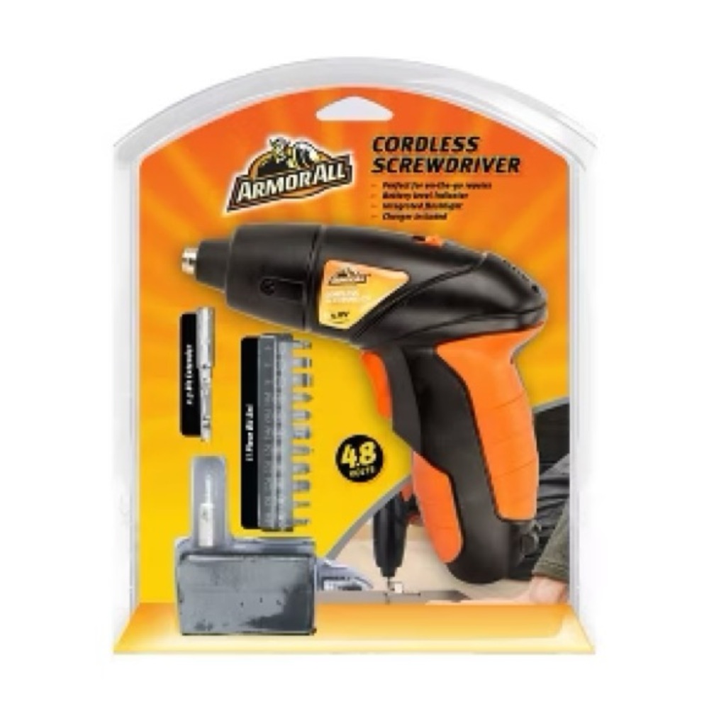 Armor All Cordless Screwdriver With Accessories